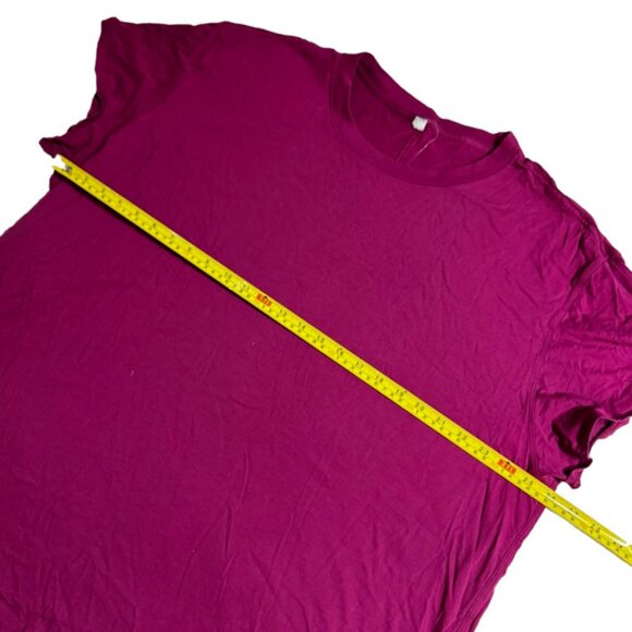 Lululemon Athletica Lulu All Yours Pink Tee T-Shirt Plus Size Dot 20 Activewear - Picture 3 of 7